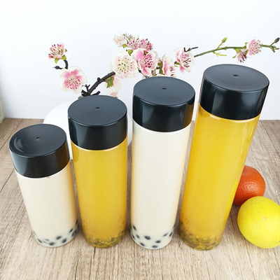 키가 크고 가느다란 0.5L 돌려서 여는 뚜껑은 캡과 식품 등급 빈 컨테이너를 진동시킵니다