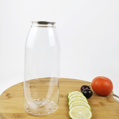 1000ml 맑은 플라스틱 용기, 손쉽게 끌 수 있는 커버, 주스 &amp; 음료 저장