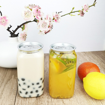 쉬운 덮개 풀링 음식 국물과 명백한 광장 0.25L 플라스틱 이지 오픈 캔