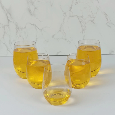500ml 맑은 일회용 음료 컵, 물, 주스, 커피 또는 차용 빨간색 플라스틱 컵
